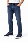 Erkek Slim Fit Likralı Kot Pantolon Koyu Mavi 6925587
