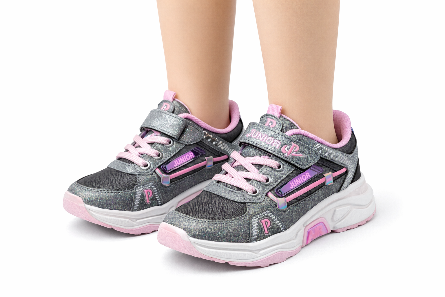 Kız Çocuk Işıltılı Spor Ayakkabı