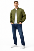 Fermuarlı Basic Erkek Bomber Mont 6925521 HAKİ