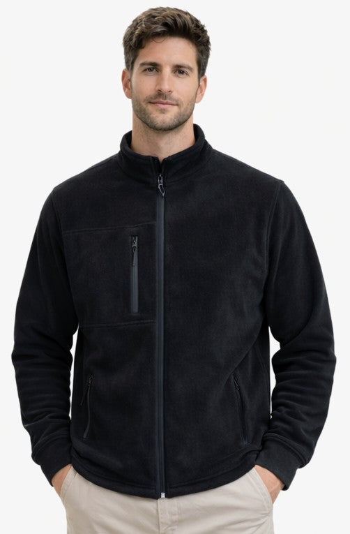 Erkek Fermuarlı Polar Ceket